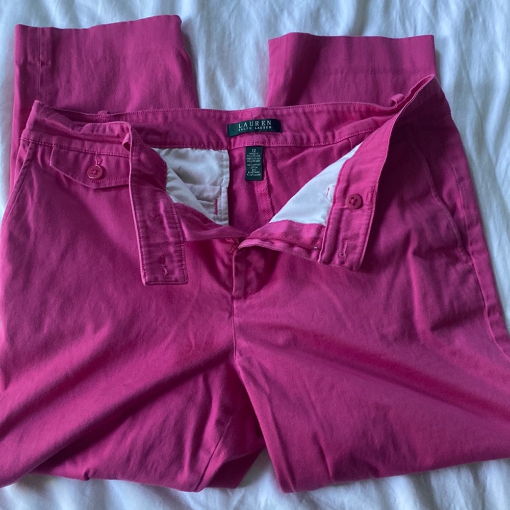 Lauren Ralph Lauren Pink Ankle Pants 12
